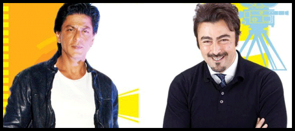 Shah Rukh Khan and Shaan