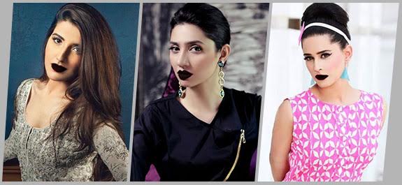 10 Pakistani celebs in Black lipstick