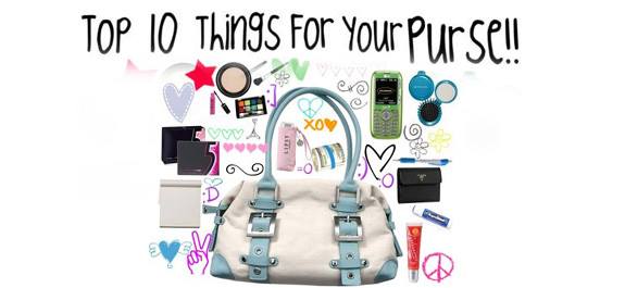 10 essential things that should be in every girl's handbag