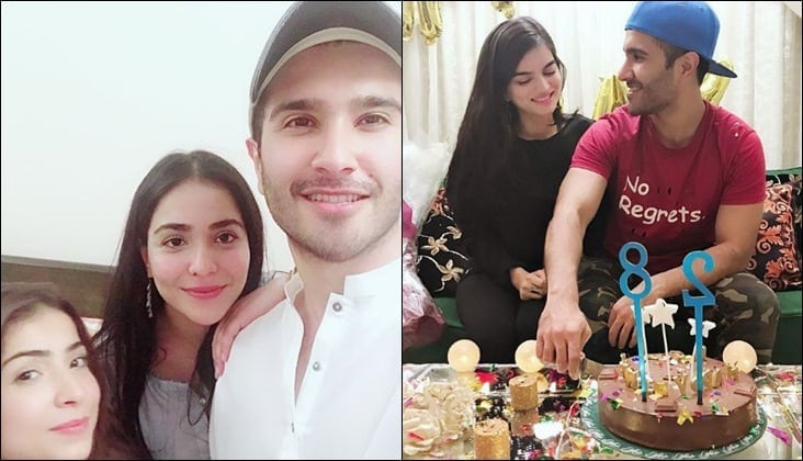 In Pictures: Alizey Surprises Feroze Khan On His Birthday