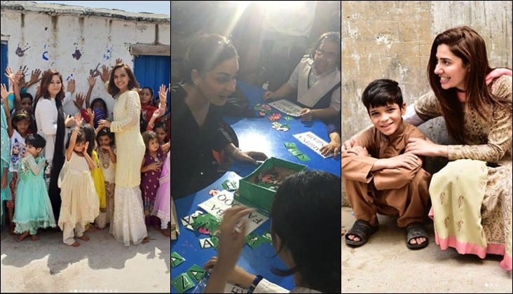 Mahira, Aamina and Meera Initiate Philanthropic Campaigns