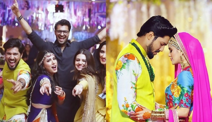 In Photos: Mehwish rejoices on her brother Danish's marriage with Faiza