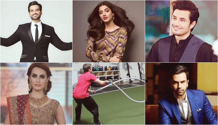 These zestful celebrities ace the battle rope challenge!