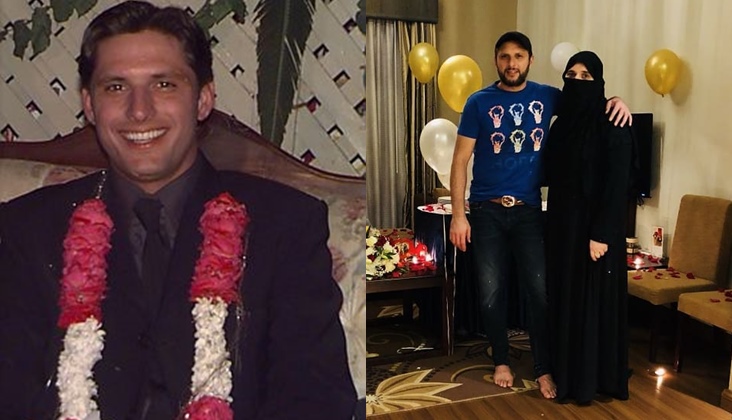 Cricketing superstar Shahid Afridi and missus celebrate 20th wedding anniversary