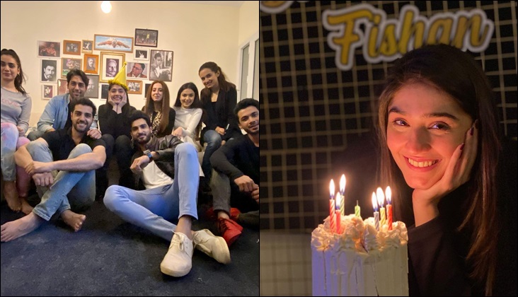 Dur e Fishan celebrates birthday with her Bharaas family