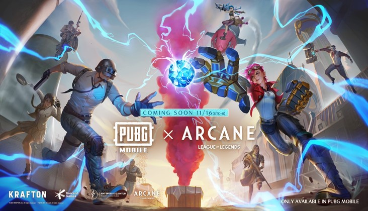 PUBG Mobile And Riot Games Partner To Bring Runeterra To Erangel In Celebration Of League Of Legends Animated Series Arcane