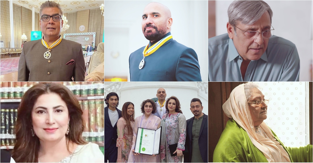 These notable personalities received awards on Pakistan Day 2022