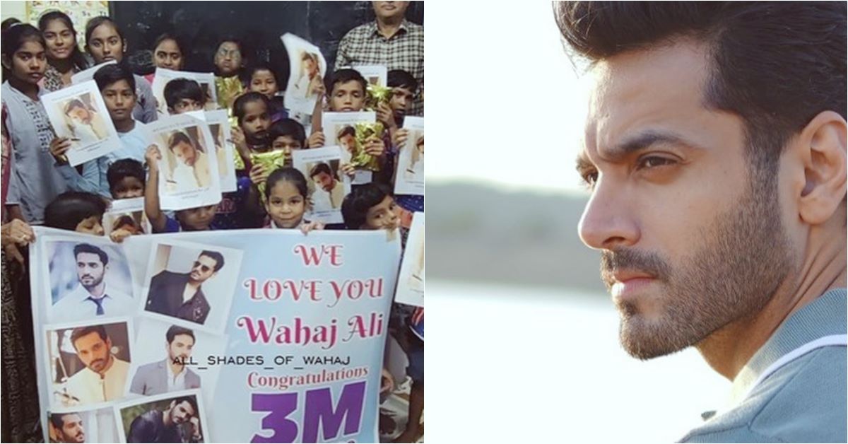Fans from India wish Wahaj Ali on his 3 Million Instagram followers